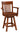 metro slat swivel barstool, Bar stool, swivel stool, swivel chair, high top chair, kitchen island stool, hardwood stool, handmade furniture