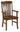 richland arm chair, arm chair, hardwood chair, dining room chair, kitchen chair, amish style furniture, handmade furniture