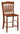 wentworth bar stool, Bar stool, high top chair, kitchen island stool, hardwood stools, amish style furniture, handmade furniture