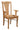 woodville arm chair, arm chair, hardwood chair, dining room chair, kitchen chair, amish style furniture, handmade furniture
