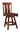 aurora swivel, Bar stool, swivel stool, swivel chair, high top chair, kitchen island stool, hardwood stool, handmade furniture