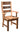 barlette arm chair, arm chair, hardwood chair, dining room chair, kitchen chair, amish style furniture, handmade furniture
