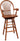 bow sheaf swivel bar stool, Bar stool, swivel stool, swivel chair, high top chair, kitchen island stool, hardwood stool, handmade furniture