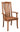 buckeye arm chair, arm chair, hardwood chair, dining room chair, kitchen chair, amish style furniture, handmade furniture