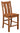 bungalow barstool, Bar stool, high top chair, kitchen island stool, hardwood stools, amish style furniture, handmade furniture
