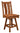 bungalow swivel barstool, Bar stool, swivel stool, swivel chair, high top chair, kitchen island stool, hardwood stool, handmade furniture