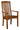 conestoga arm chair, arm chair, hardwood chair, dining room chair, kitchen chair, amish style furniture, handmade furniture
