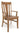 jasmine arm chair, arm chair, chair, dining room chair, kitchen chair, amish style furniture, handmade furniture