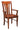 metro arm chair, arm chair, hardwood chair, dining room chair, kitchen chair, amish style furniture, handmade furniture