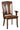 omaha arm chair, arm chair, hardwood chair, dining room chair, kitchen chair, amish style furniture, handmade furniture