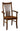 reagan arm chair, arm chair, hardwood chair, dining room chair, kitchen chair, amish style furniture, handmade furniture