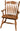 royal acorn arm chair, arm chair, hardwood chair, dining room chair, kitchen chair, amish style furniture, handmade furniture