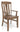 samba arm chair, arm chair, hardwood chair, dining room chair, kitchen chair, amish style furniture, handmade furniture