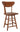 seymour swivel bar stool, Bar stool, swivel stool, swivel chair, high top chair, kitchen island stool, hardwood stool, handmade furniture