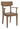 shelby arm chair, arm chair, hardwood chair, dining room chair, kitchen chair, amish style furniture, handmade furniture